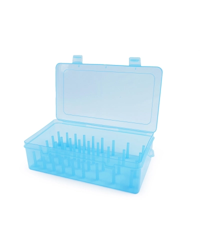 Cutie de plastic pentru 42 de papiote de ata - 1 buc. | Mimib