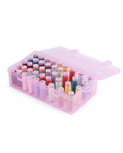 Cutie de plastic pentru 42 de papiote de ata - 1 buc. | Mimib