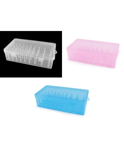 Cutie de plastic pentru 42 de papiote de ata - 1 buc. | Mimib