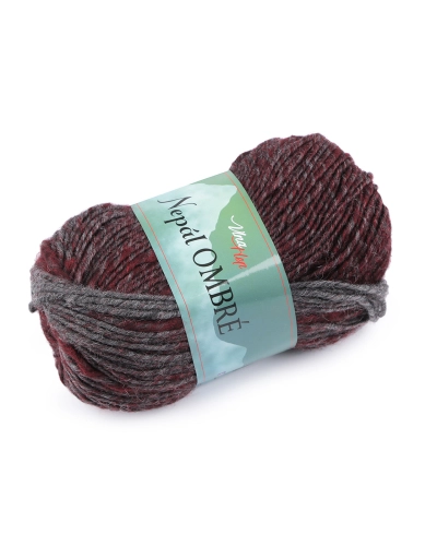 Fire de tricotat Nepal ombré 100 g - 1 buc. | Mimib