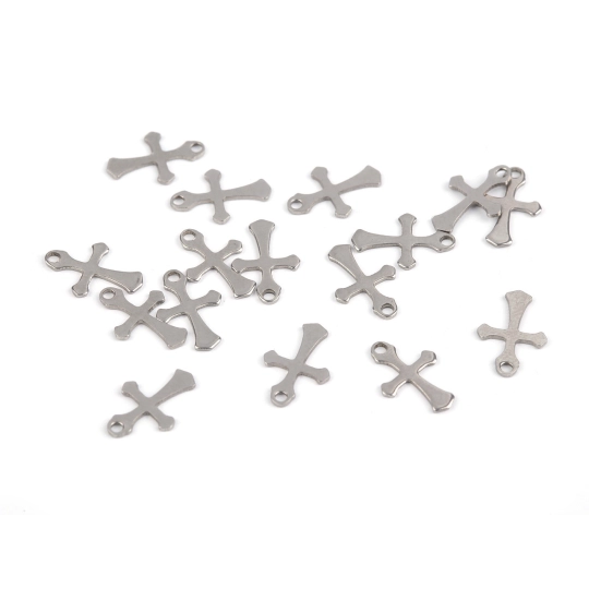 Pandantiv cruce 9x13 mm - 15 buc. | Mimib