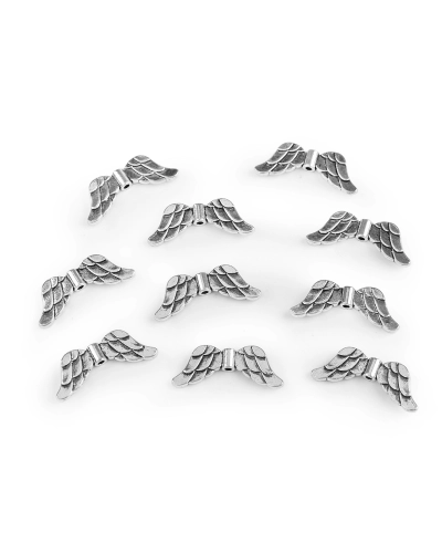 Piesa decorativa aripi de inger 12x29 mm - 10 buc. | Mimib