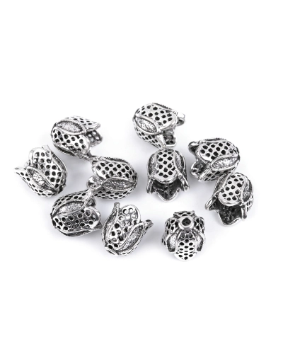 Terminatii snur decorative 12x12 mm - 2 buc.