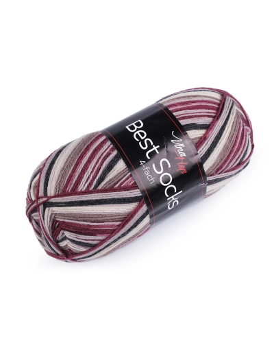 Fire de tricotat Best Socks auto-modelare 100 g - 1 buc. | Mimib