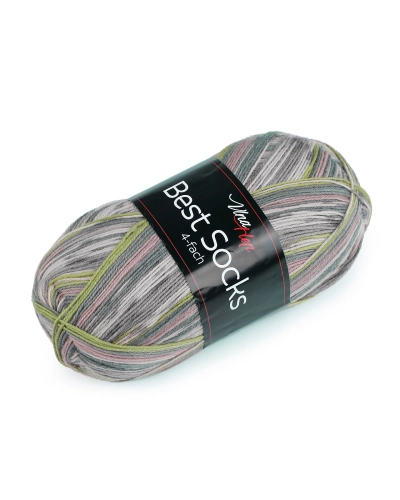 Fire de tricotat Best Socks auto-modelare 100 g - 1 buc. | Mimib