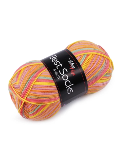 Fire de tricotat Best Socks auto-modelare 100 g - 1 buc. | Mimib