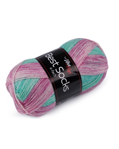 Fire de tricotat Best Socks auto-modelare 100 g - 1 buc. | Mimib