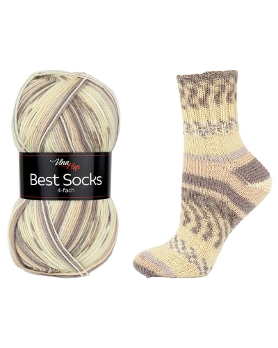 Fire de tricotat Best Socks auto-modelare 100 g - 1 buc. | Mimib