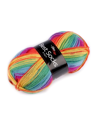 Fire de tricotat Best Socks auto-modelare 100 g - 1 buc. | Mimib