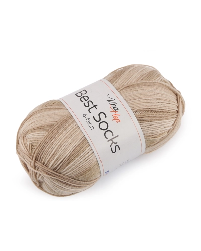 Fire de tricotat Best Socks auto-modelare 100 g - 1 buc. | Mimib