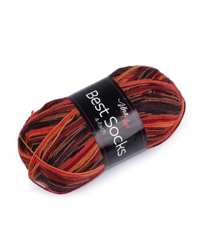 Fire de tricotat Best Socks auto-modelare 100 g - 1 buc. | Mimib