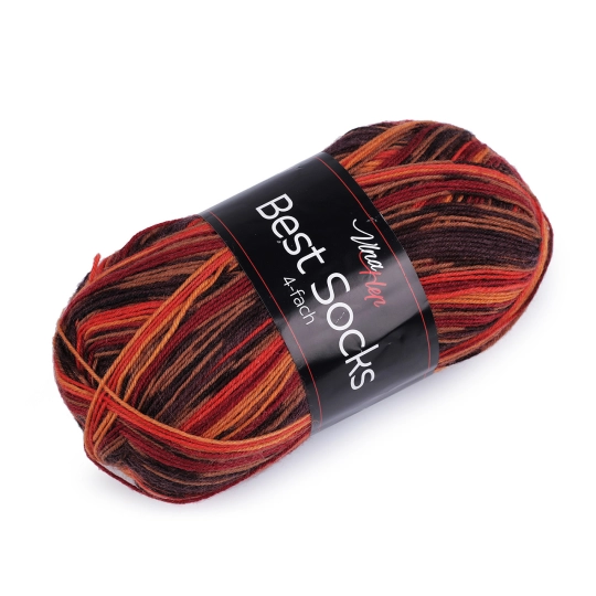 Fire de tricotat Best Socks auto-modelare 100 g - 1 buc. | Mimib