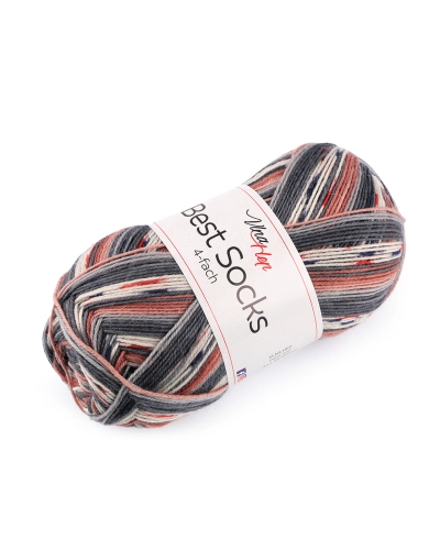 Fire de tricotat Best Socks auto-modelare 100 g - 1 buc. | Mimib