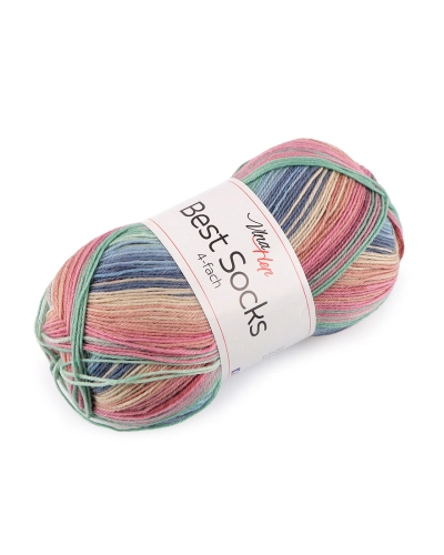 Fire de tricotat Best Socks auto-modelare 100 g - 1 buc. | Mimib