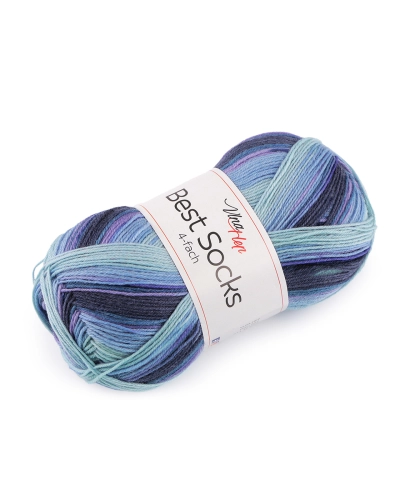 Fire de tricotat Best Socks auto-modelare 100 g - 1 buc. | Mimib