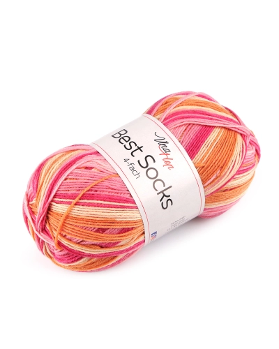 Fire de tricotat Best Socks auto-modelare 100 g - 1 buc. | Mimib