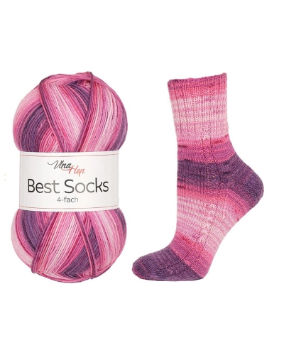 Fire de tricotat Best Socks auto-modelare 100 g - 1 buc. | Mimib