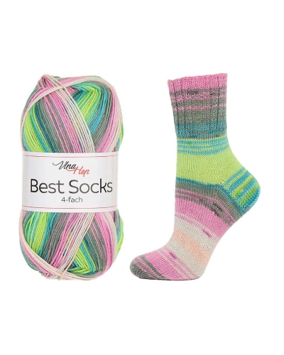 Fire de tricotat Best Socks auto-modelare 100 g - 1 buc. | Mimib