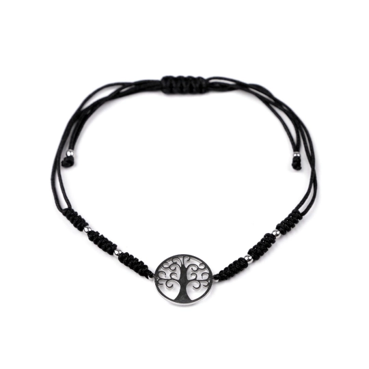 Brățară din oțel inoxidabil Shamballa, arborele vieții - 1 buc. | Mimib