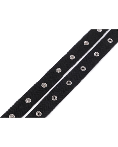 Bandă cu capse pentru confecții textile / body, lățime 20 mm - 1 m | Mimib