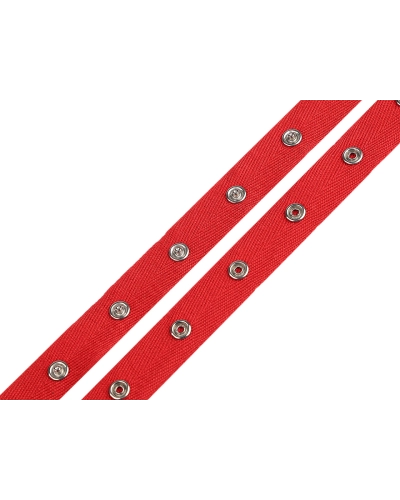 Bandă cu capse pentru confecții textile / body, lățime 20 mm - 1 m | Mimib