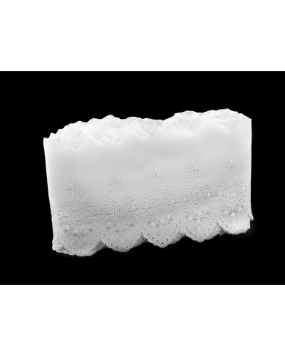 Dantela Madeira brodata 15 cm - 1 m | Mimib
