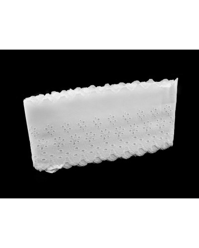 Dantela brodata Madeira, 11 cm - 1 m | Mimib