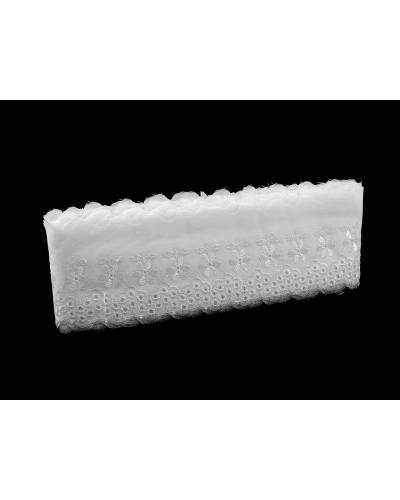 Dantela Madeira brodata 8 cm - 1 m | Mimib