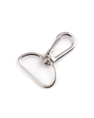 Kovová karabína otočná, prievlak 25 mm - 2 ks | Mimib