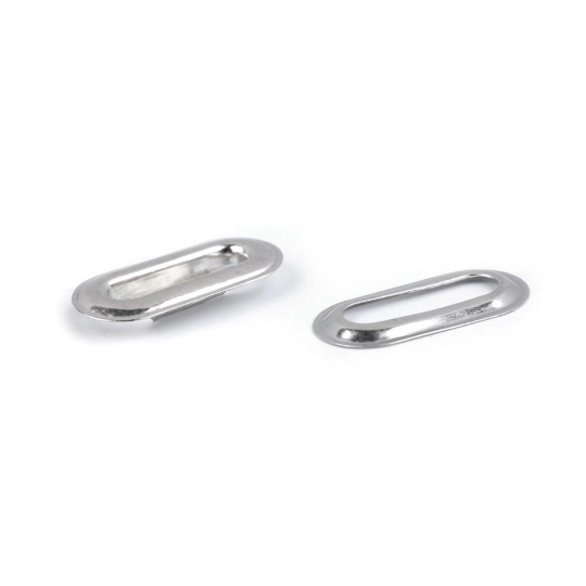 Priechodka s podložkou ovál 4x16 mm - 50 pár | Mimib
