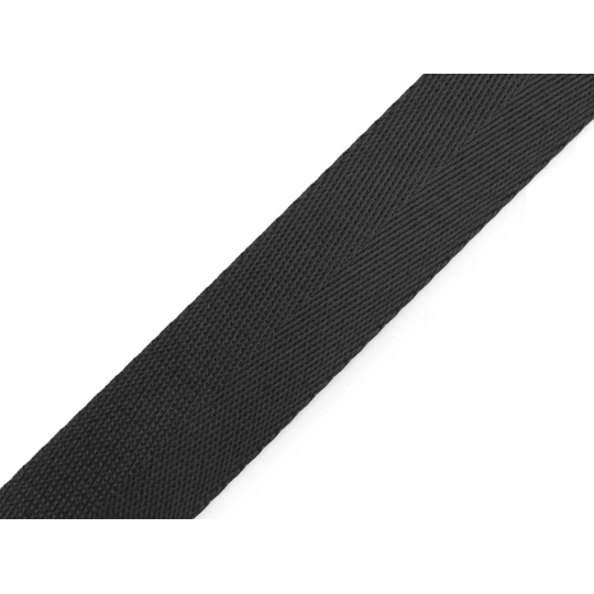 Hladký popruh s leskom šírka 30 mm - 1 m | Mimib