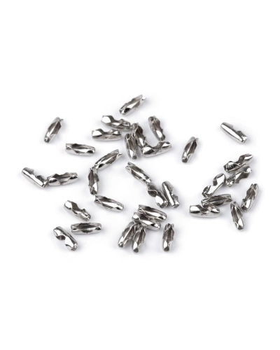 Piesa de legatura pentru lanț cu bile 3x8 mm - 100 buc. | Mimib