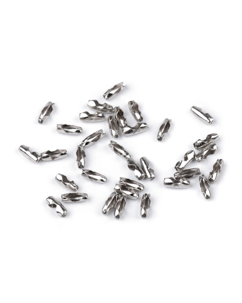 Piesa de legatura pentru lanț cu bile 3x8 mm - 100 buc. | Mimib