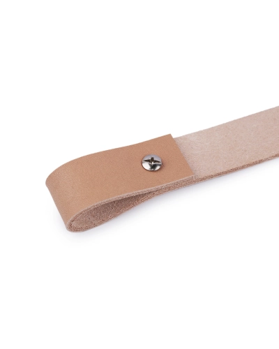 Kožené ucho na tašku / kabelku šírka 2 cm dĺžka 30 cm - 1 ks