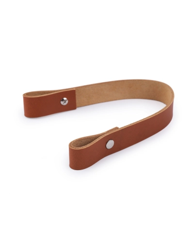 Kožené ucho na tašku / kabelku šírka 2 cm dĺžka 30 cm - 1 ks