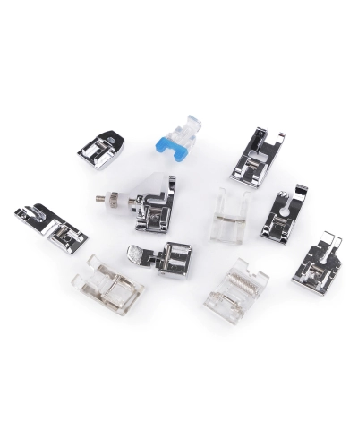 Set de picioare din metal și plastic pentru mașină de cusut casnica - 1 set | Mimib