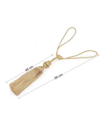 Șnur decorativ pentru perdele cu strasuri - 1 buc. | Mimib