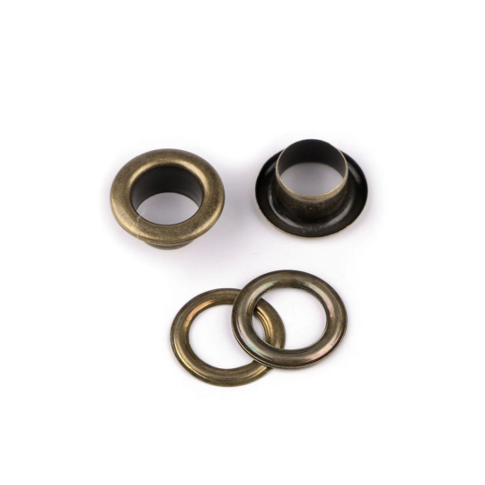 Ocheți metalici Ø10 mm interior / Ø17 mm exterior - 20 pereche | Mimib