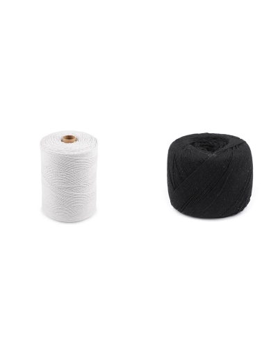 Fire din bumbac macrame Ø1,5-2 mm - 1 buc. | Mimib