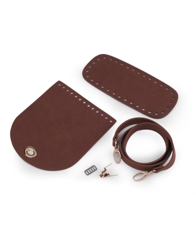 Kit pentru realizarea unei poșete din piele ecologică - 1 set | Mimib