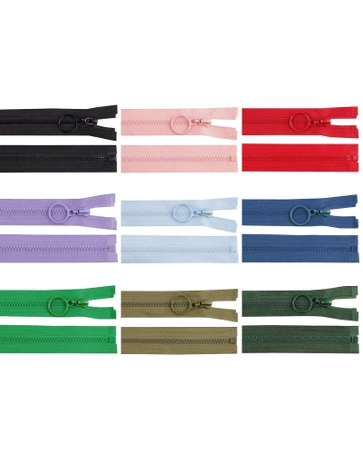 Fermoar plastic No 3 detasabil lungime 30 cm - 1 buc. | Mimib