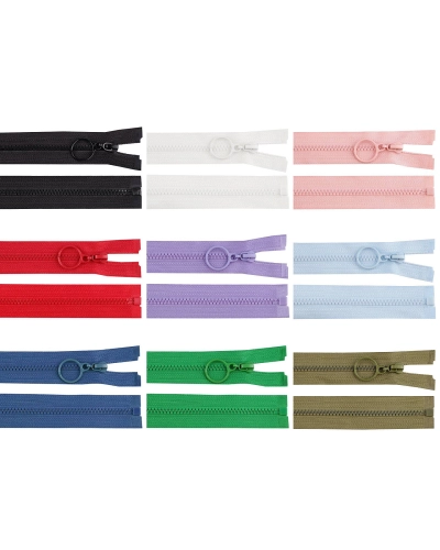 Fermoar plastic No 3 detasabil lungime 50 cm - 1 buc. | Mimib