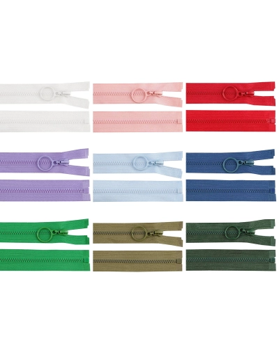 Fermoar plastic No 3 detasabil lungime 60 cm - 1 buc. | Mimib