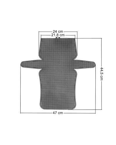 Plasa din plastic broderie / grilă pentru geantă - 1 buc. | Mimib