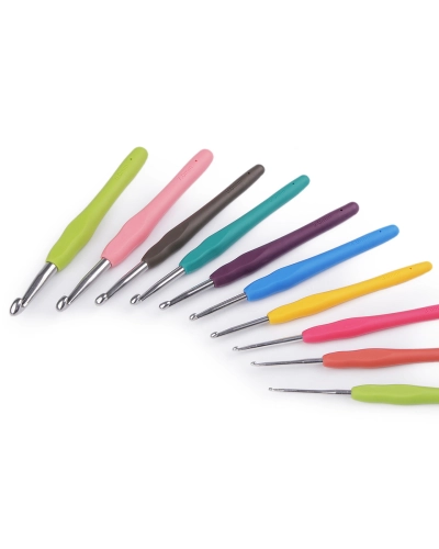 Set de croșete cu mânere din silicon - 1 set | Mimib