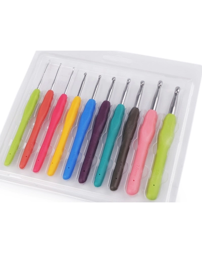 Set de croșete cu mânere din silicon - 1 set | Mimib
