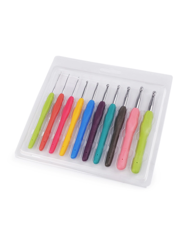 Set de croșete cu mânere din silicon - 1 set | Mimib