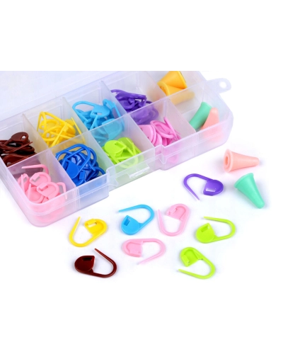 Set de accesorii pentru tricotat/croșetat în cutie - 1 set | Mimib