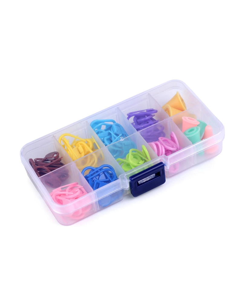 Set de accesorii pentru tricotat/croșetat în cutie - 1 set | Mimib