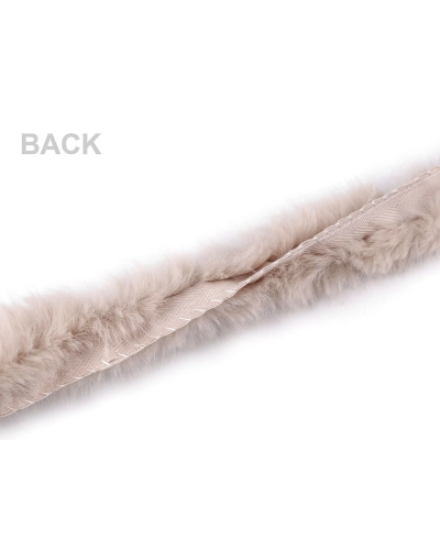 Bordura / vipusca din blana artificiala, latime 2 cm - 1 m | Mimib